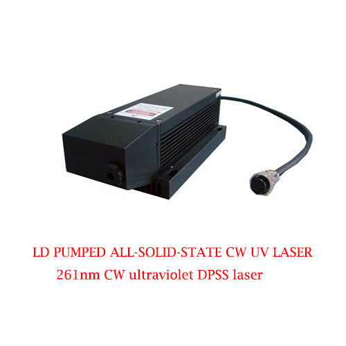 Superior Beam Quality 261nm UV Solid State Laser 1~5mW CW DPSS Laser